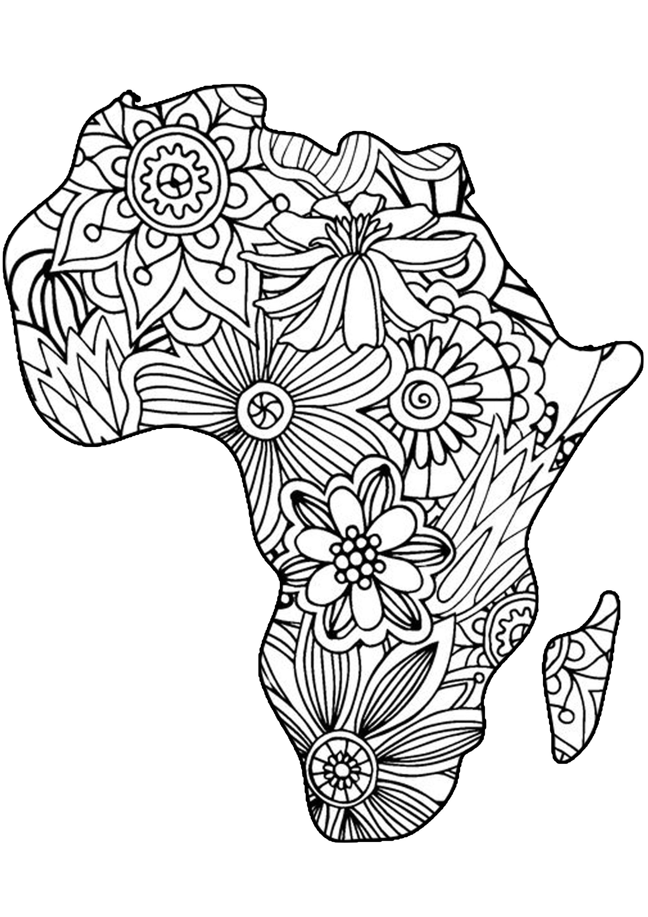 55 Coloring Pages Of African Animals 28