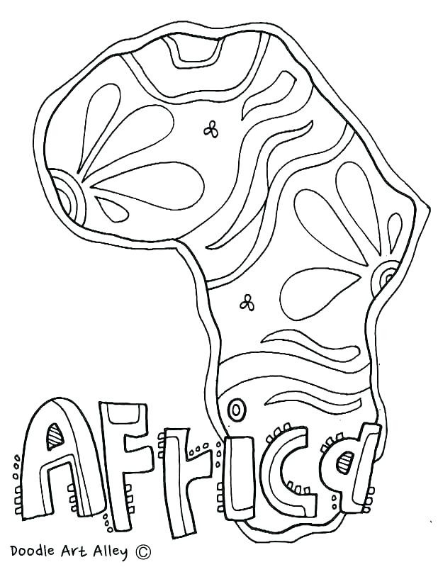 55 Coloring Pages Of African Animals 3