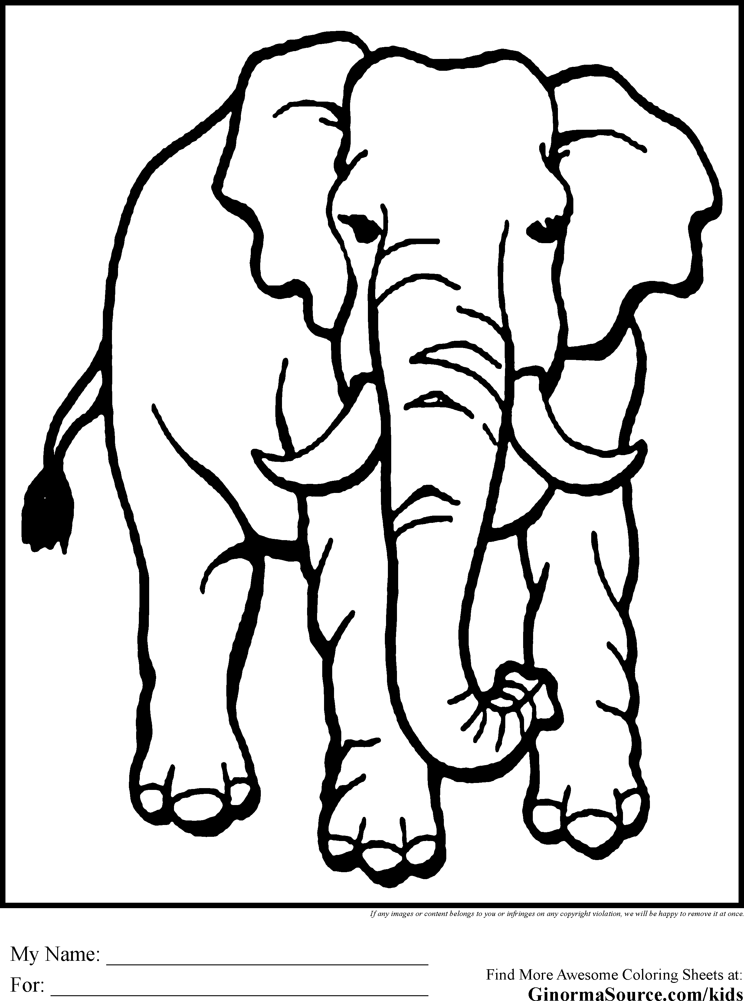 55 Coloring Pages Of African Animals 34