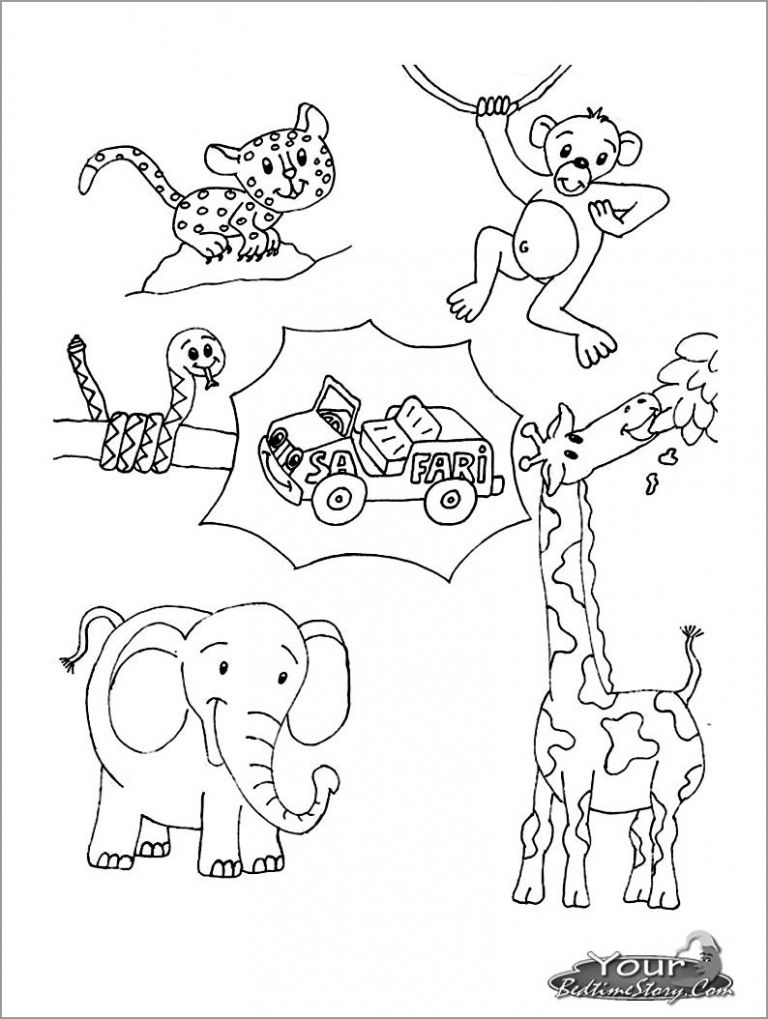 55 Coloring Pages Of African Animals 42