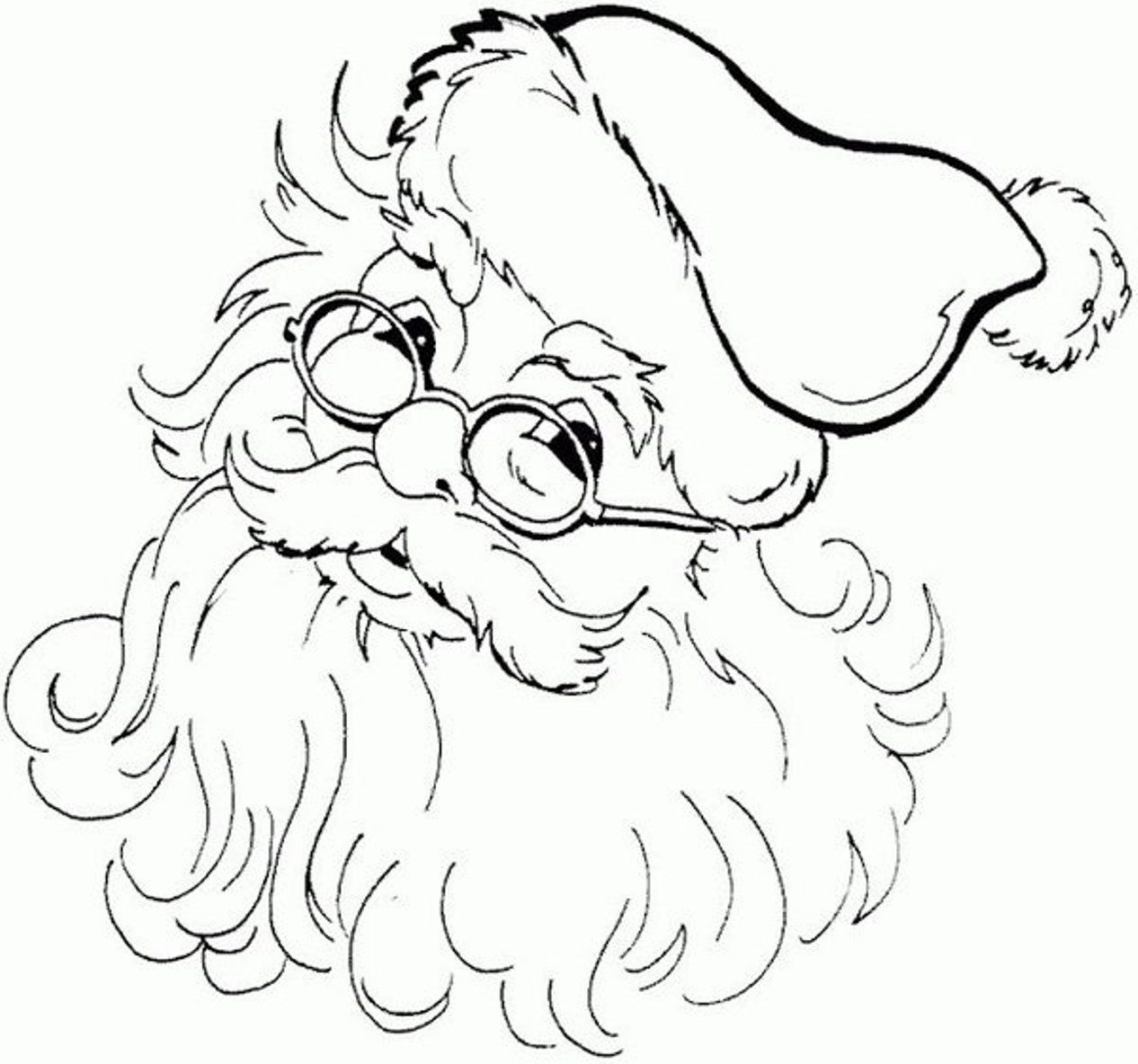 55 Coloring Pages Of Santa Claus 3