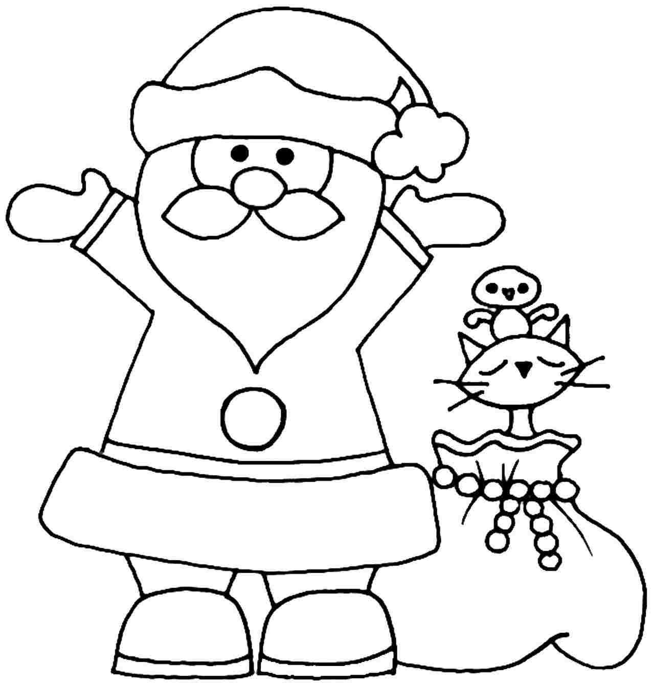 55 Coloring Pages Of Santa Claus 52