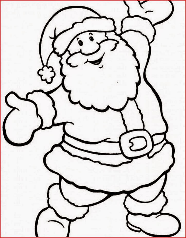 55 Coloring Pages Of Santa Claus 54