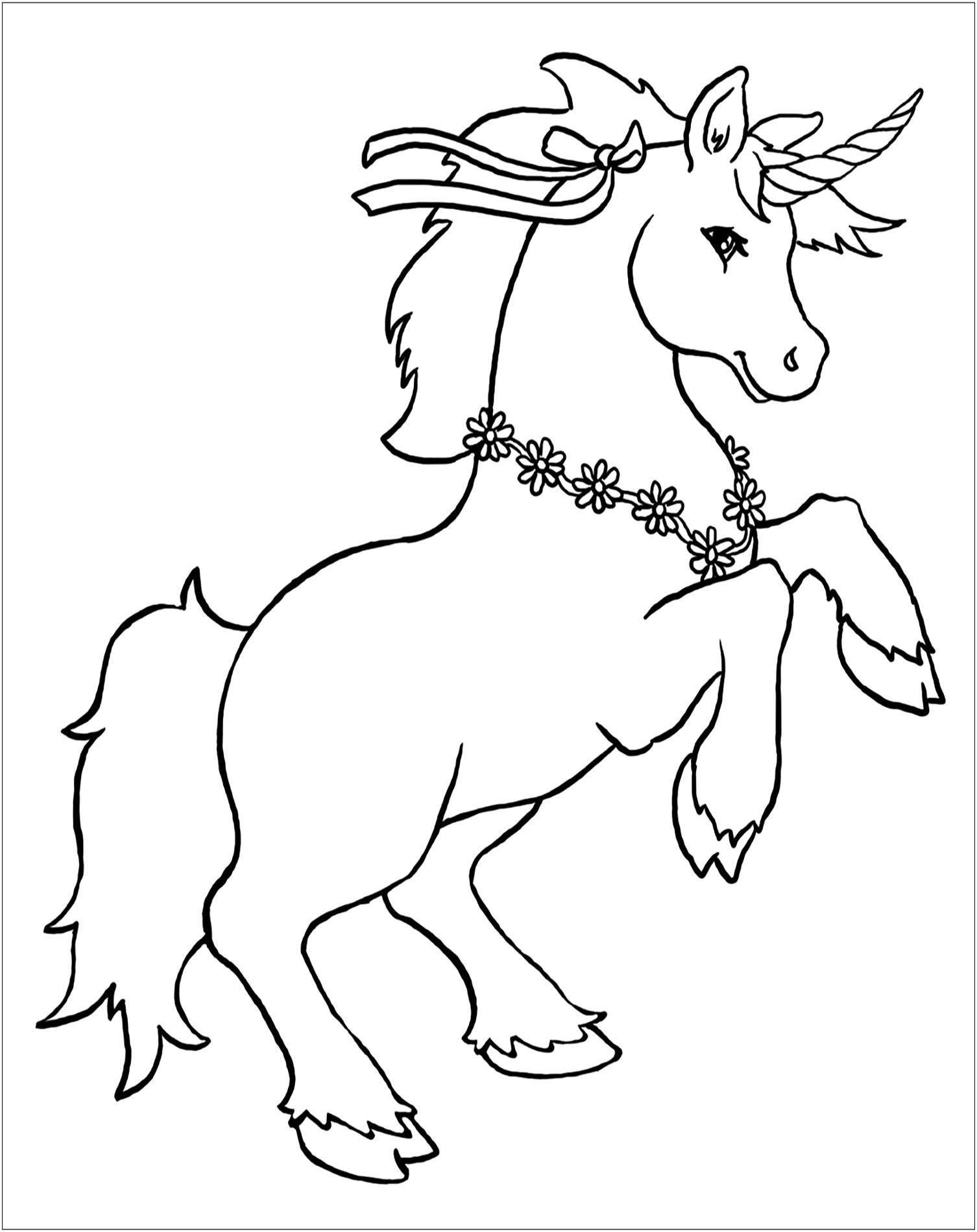 55 Coloring Pages Of Unicorns To Print 36