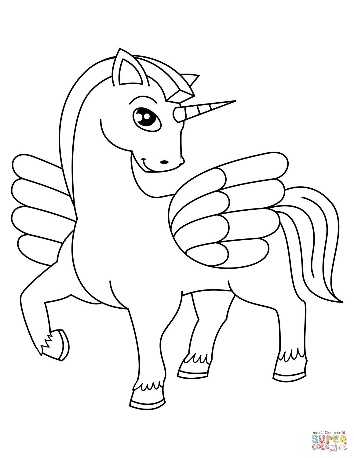 55 Coloring Pages Of Unicorns To Print 43