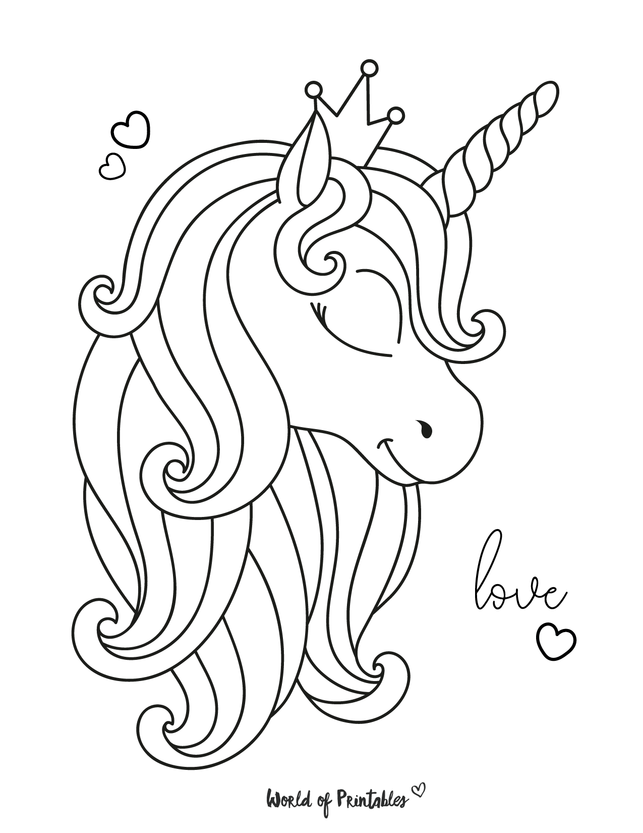 55 Coloring Pages Of Unicorns To Print 46