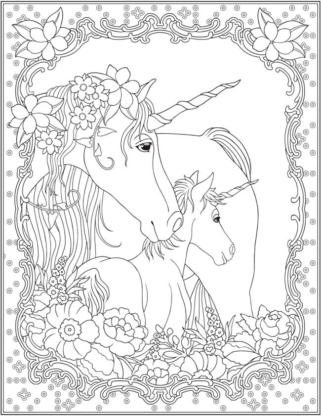 55 Coloring Pages Of Unicorns To Print 47