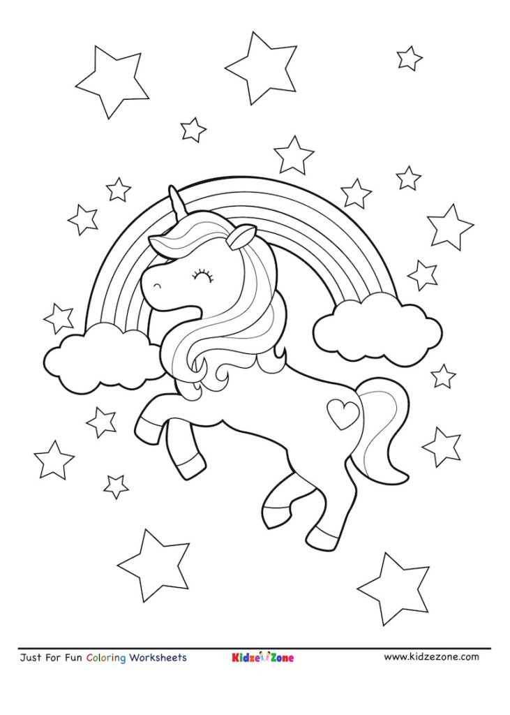 55 Coloring Pages Of Unicorns To Print 48