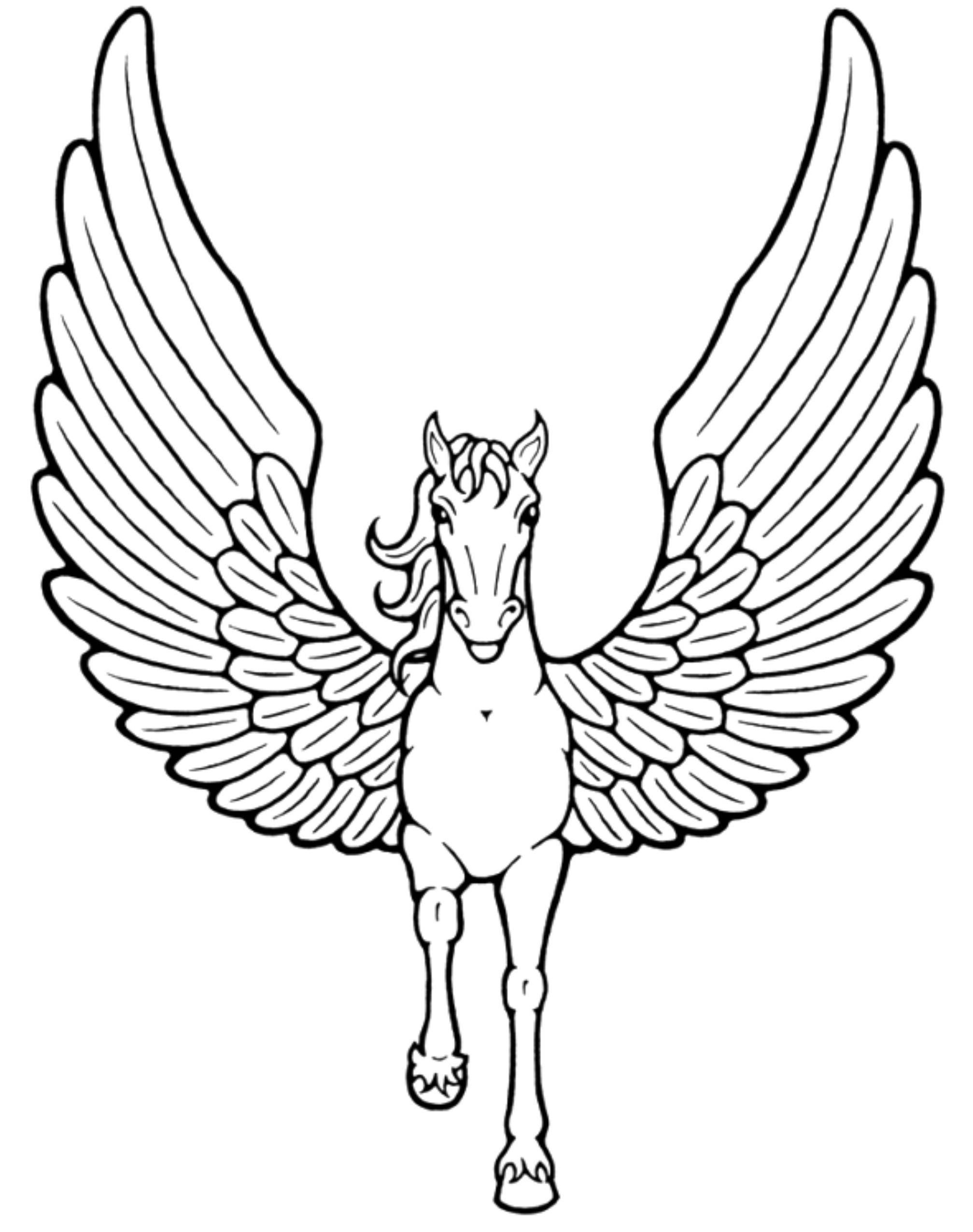 55 Coloring Pages Of Unicorns To Print 5