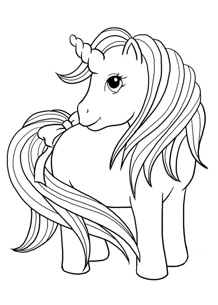 55 Coloring Pages Of Unicorns To Print 6