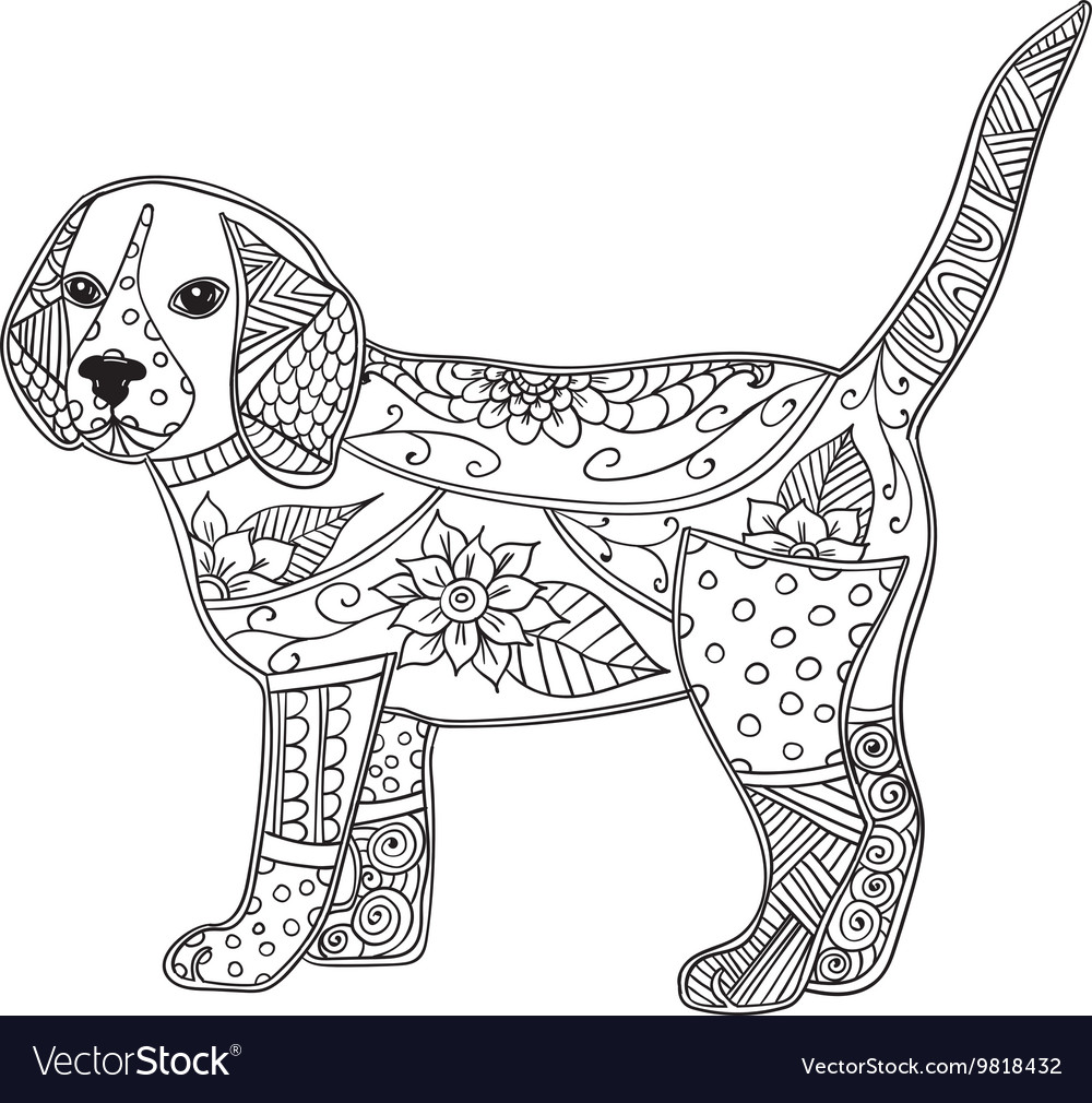 55 Dog Adult Coloring Pages 46