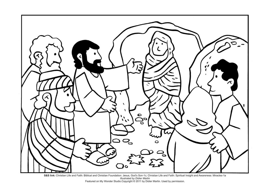 55 Lazarus Coloring Page 16