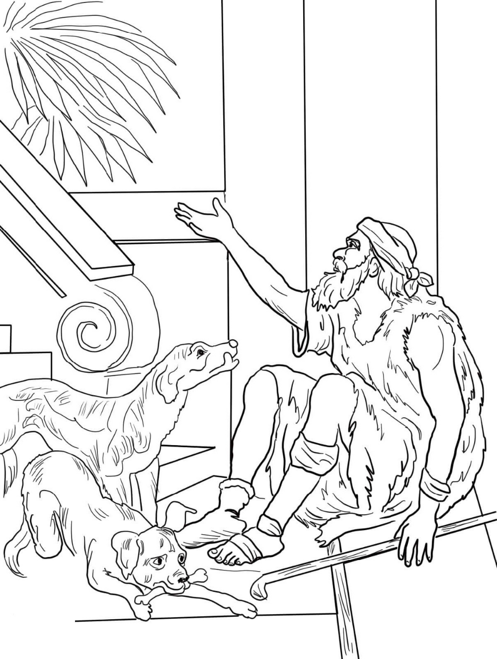 55 Lazarus Coloring Page 19