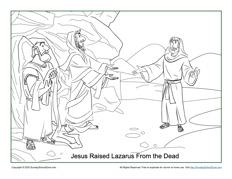 55 Lazarus Coloring Page 21