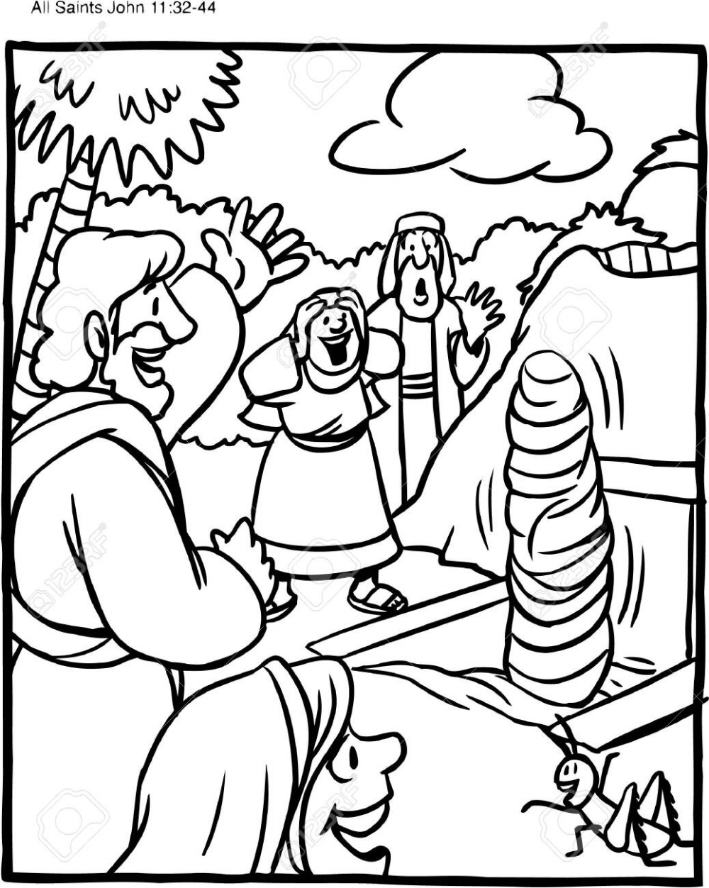 55 Lazarus Coloring Page 4