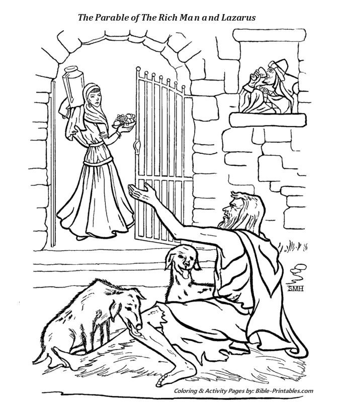 55 Lazarus Coloring Page 41