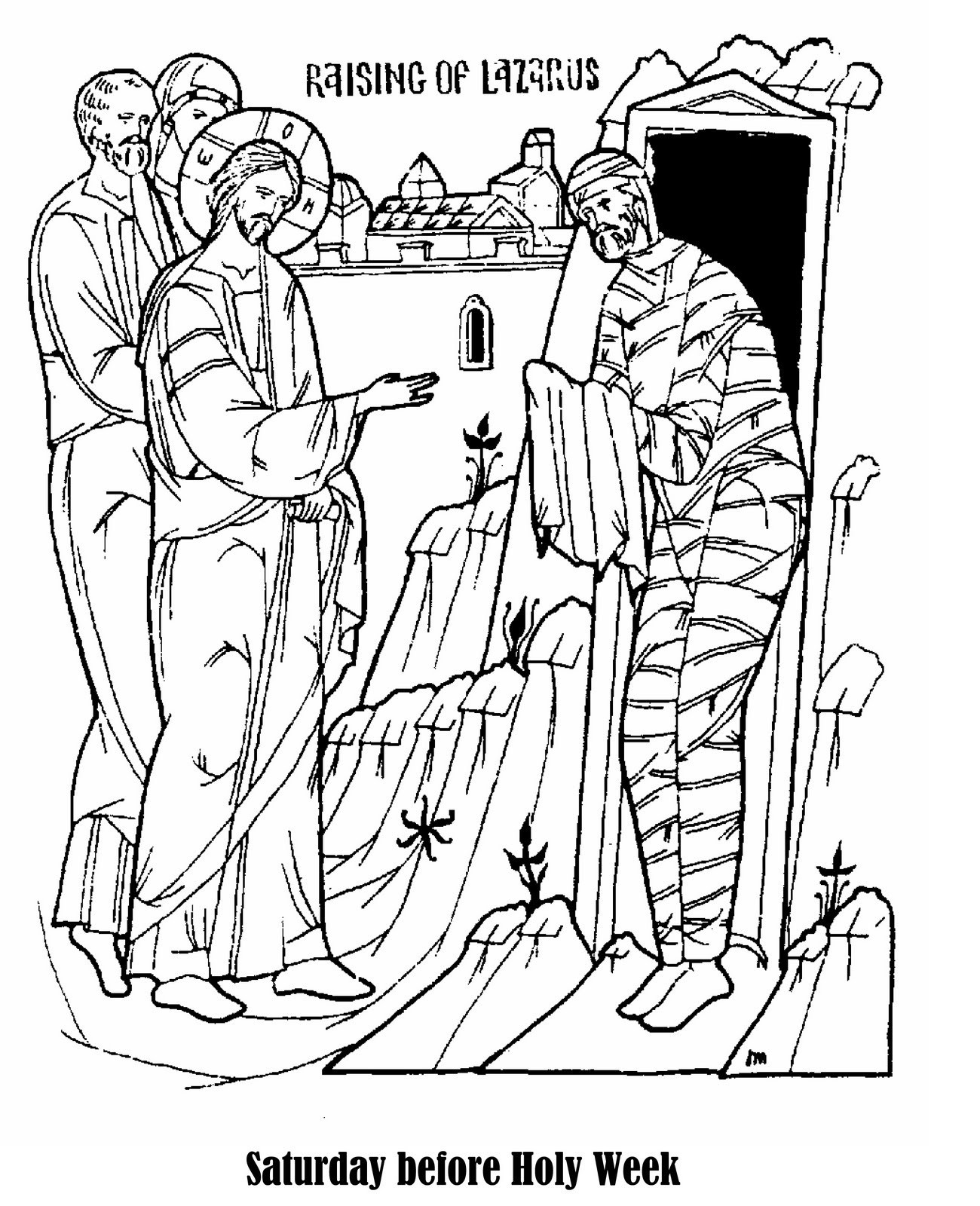 55 Lazarus Coloring Page 6