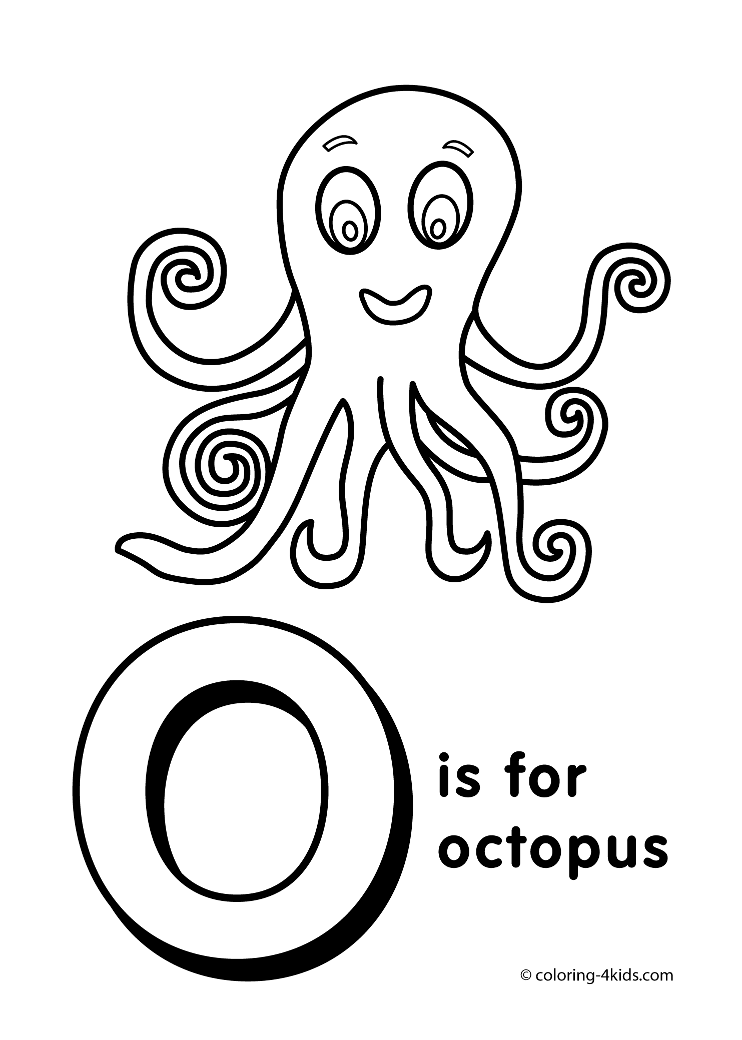 55 Letter O Coloring Page 15