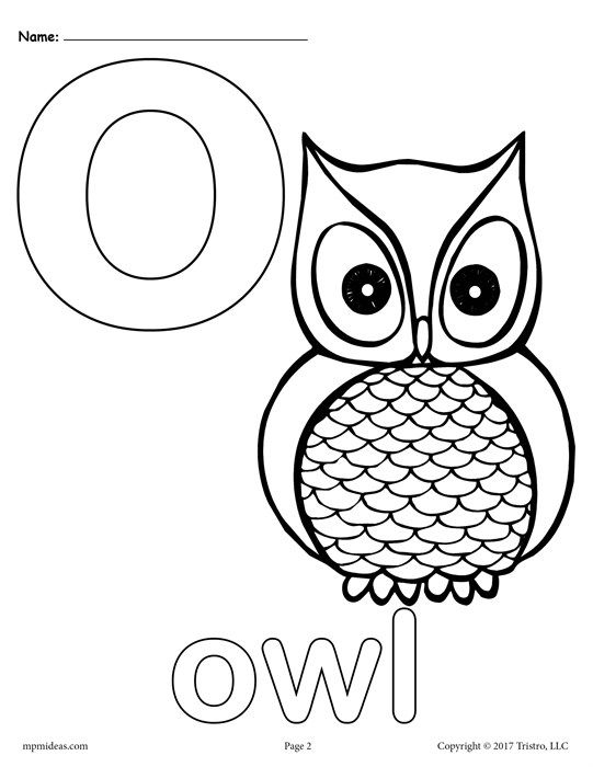 55 Letter O Coloring Page 28