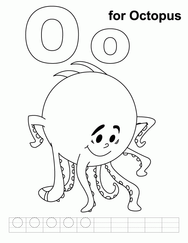 55 Letter O Coloring Page 35