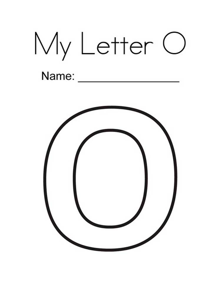 55 Letter O Coloring Page 38