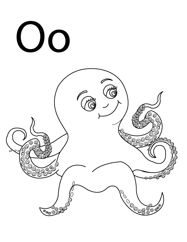 55 Letter O Coloring Page 39