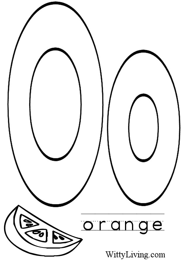 55 Letter O Coloring Page 41