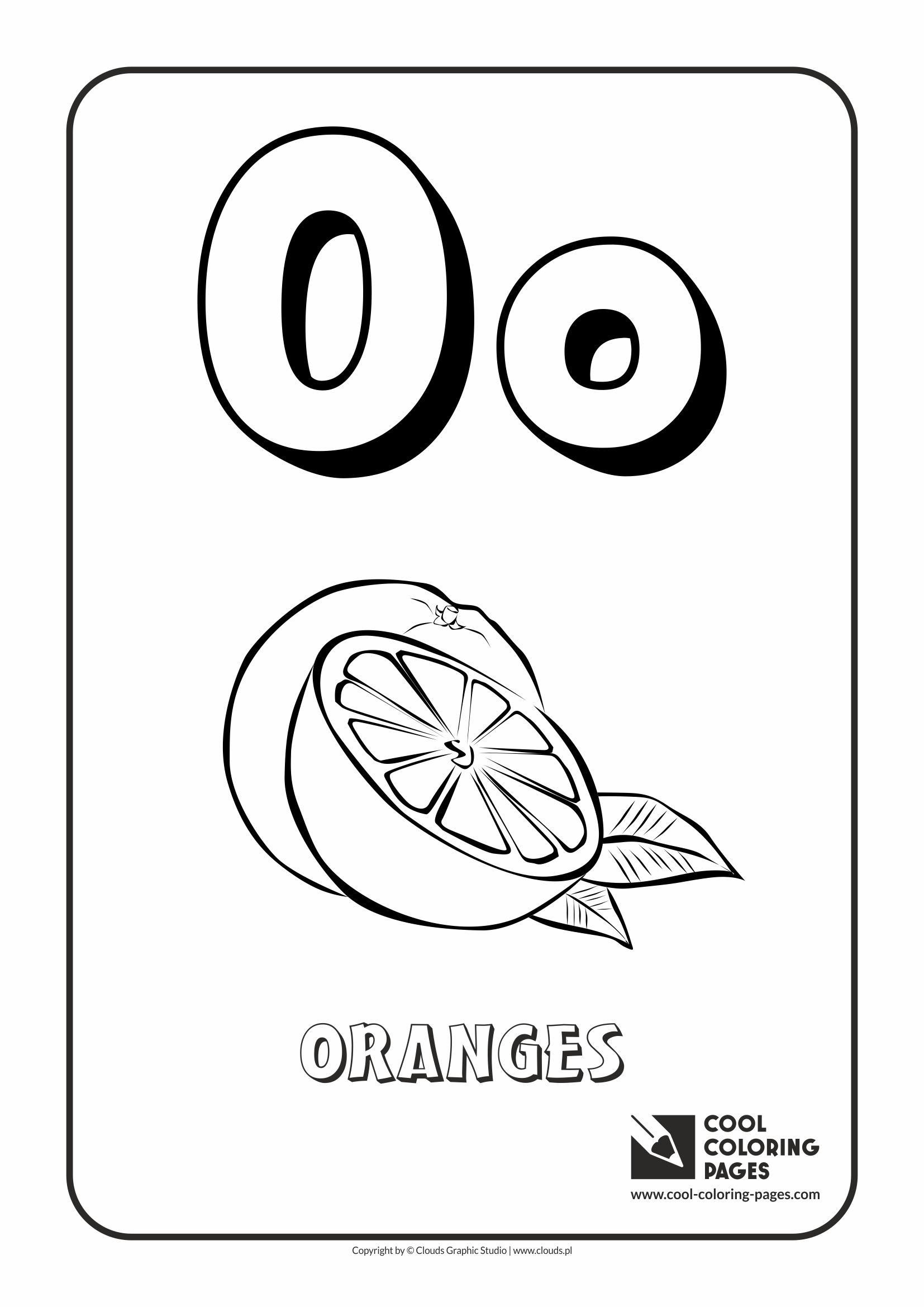 55 Letter O Coloring Page 48