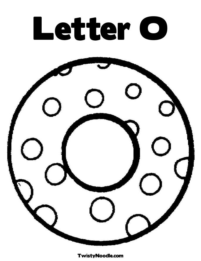 55 Letter O Coloring Page 5