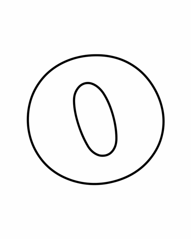 55 Letter O Coloring Page 50