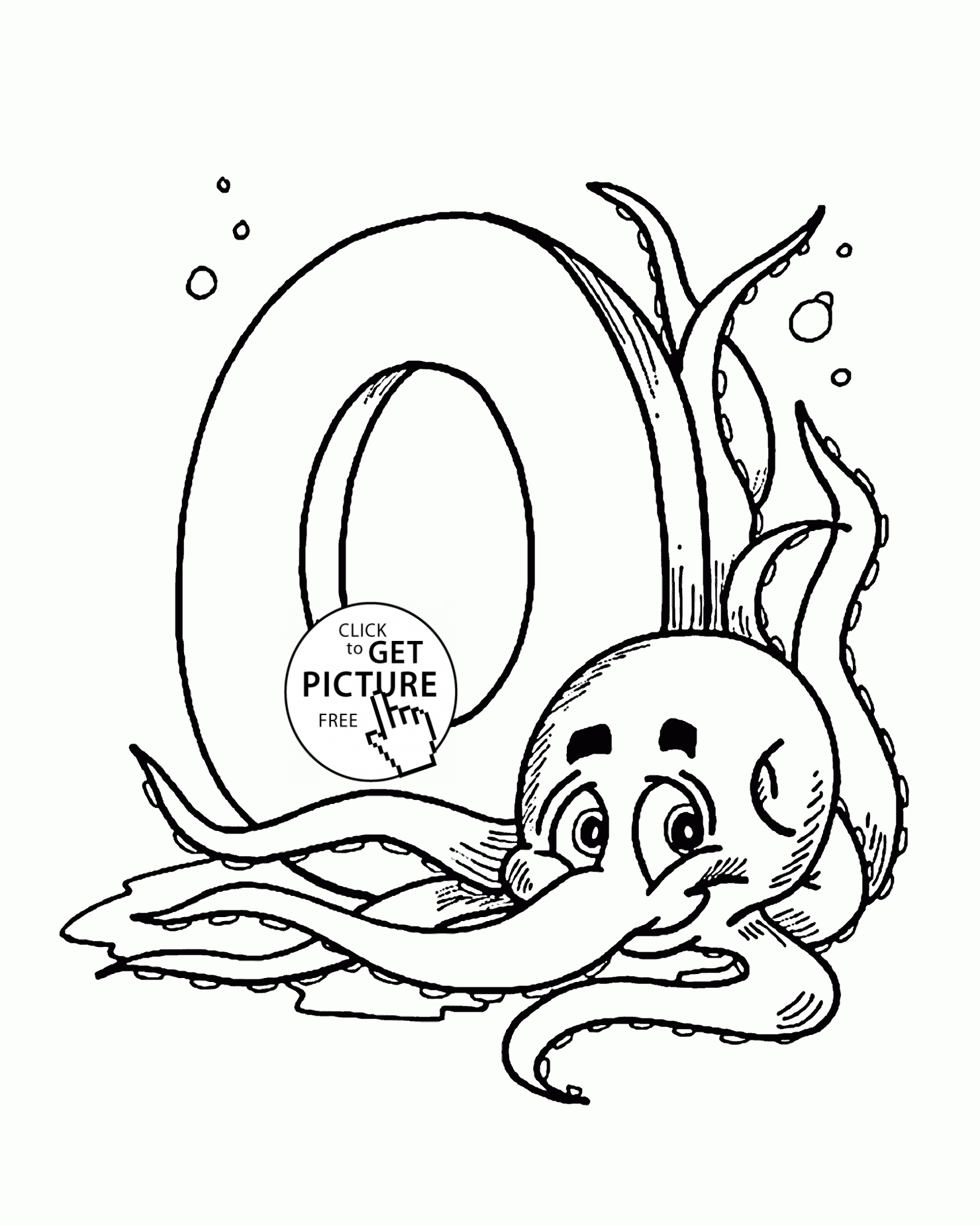 55 Letter O Coloring Page 58