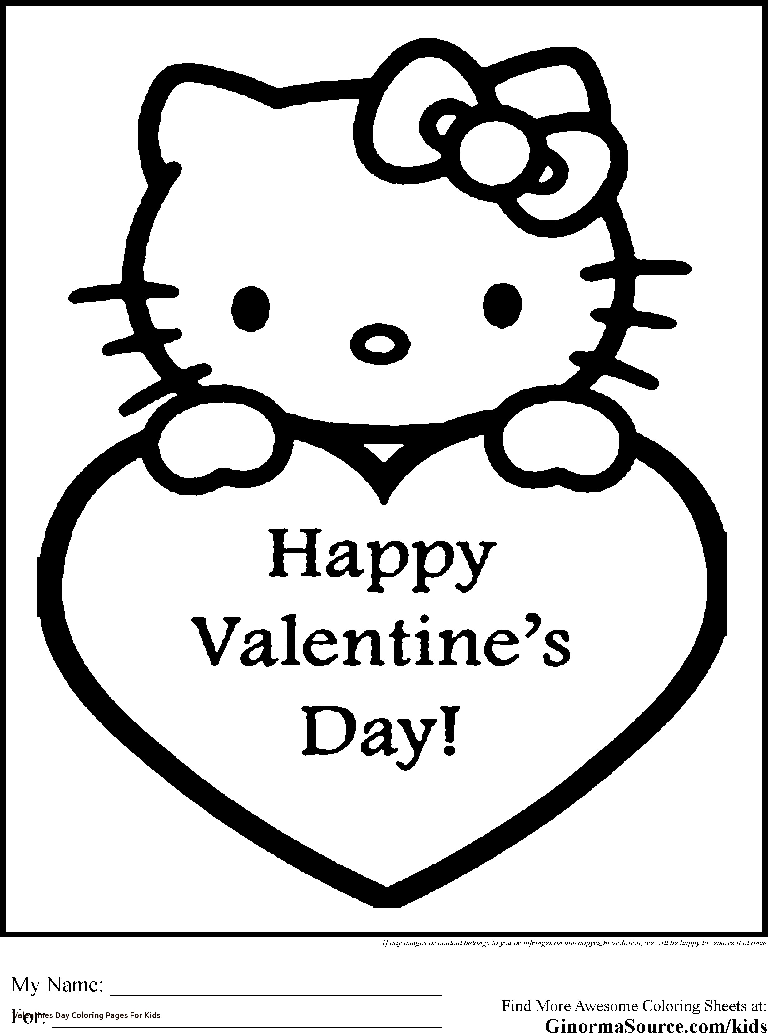 55 Printable Coloring Pages Valentines 38