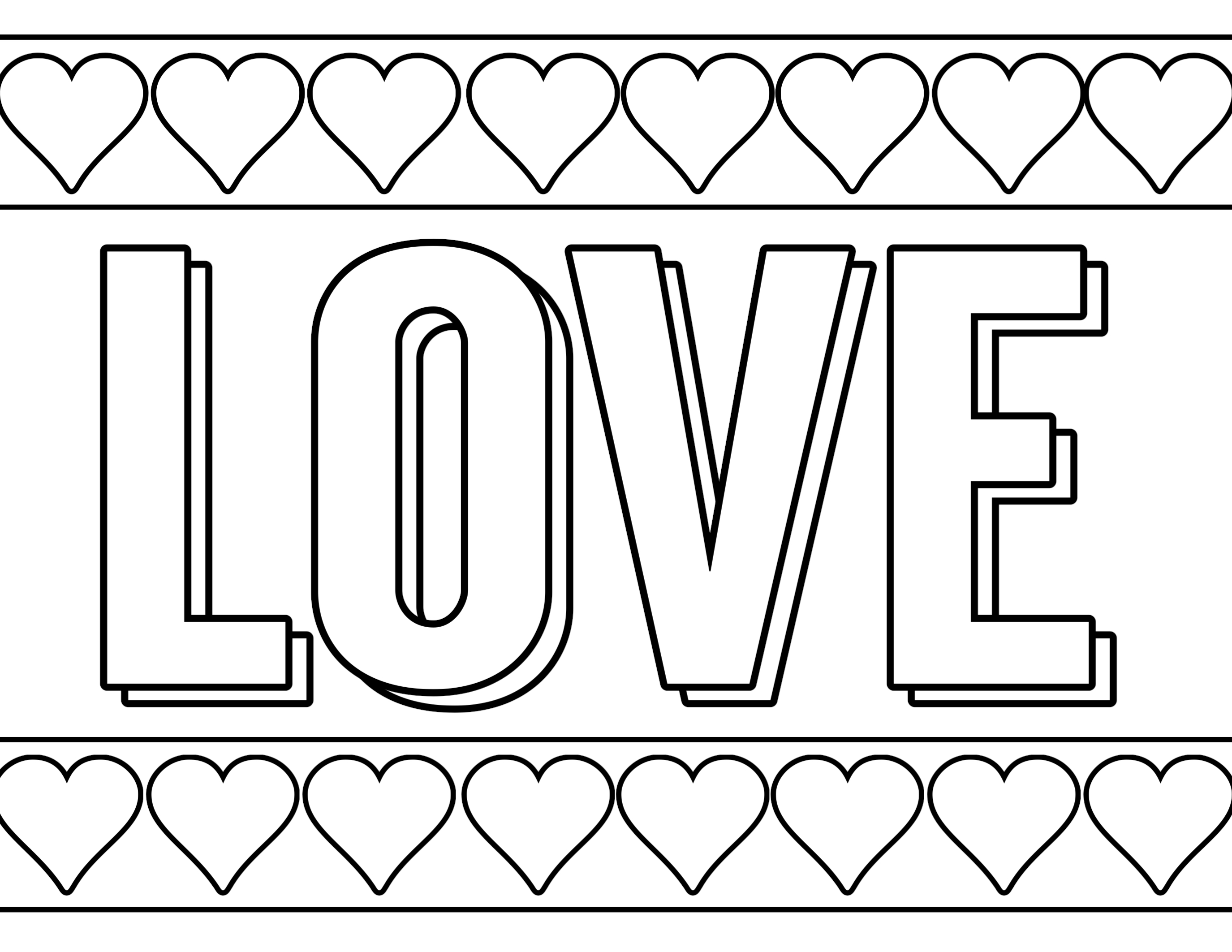 55 Printable Coloring Pages Valentines 42