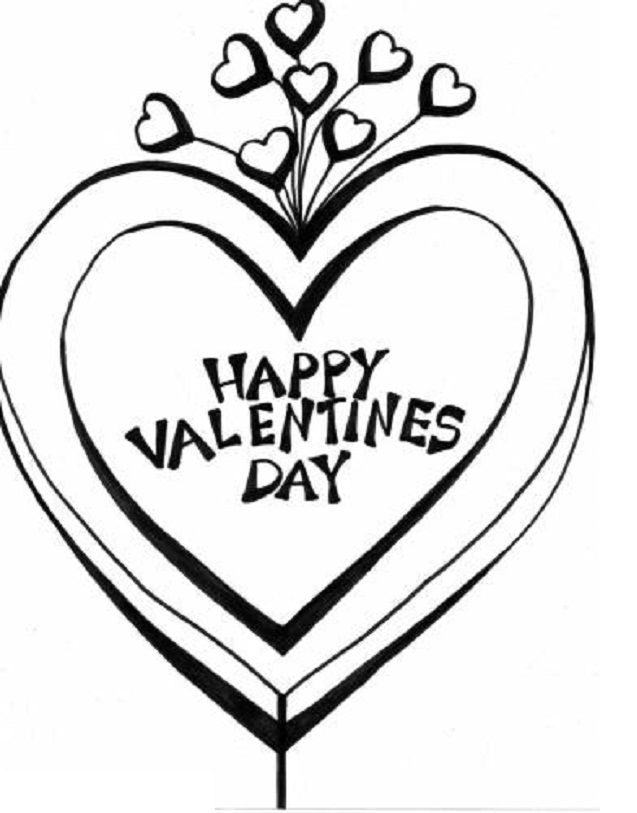 55 Printable Coloring Pages Valentines 44