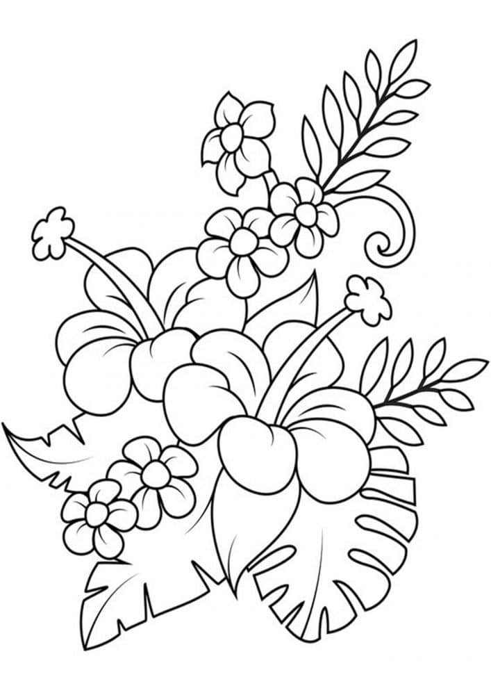 55 Printable Flowers For Coloring 27