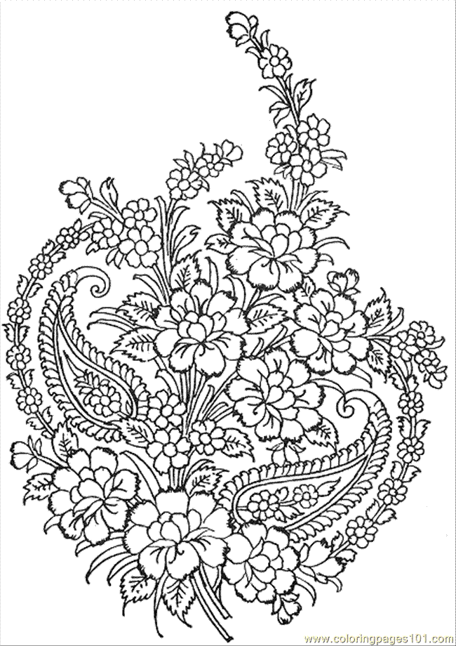 55 Printable Flowers For Coloring 9