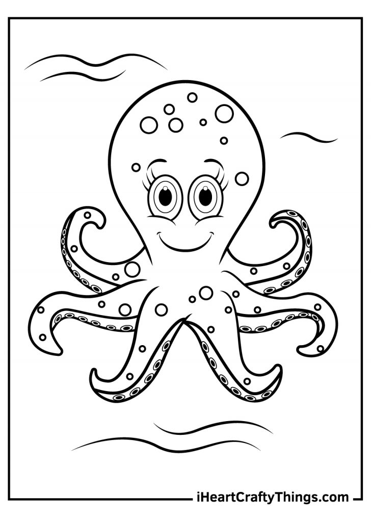 55 Printable Octopus Coloring Page 25