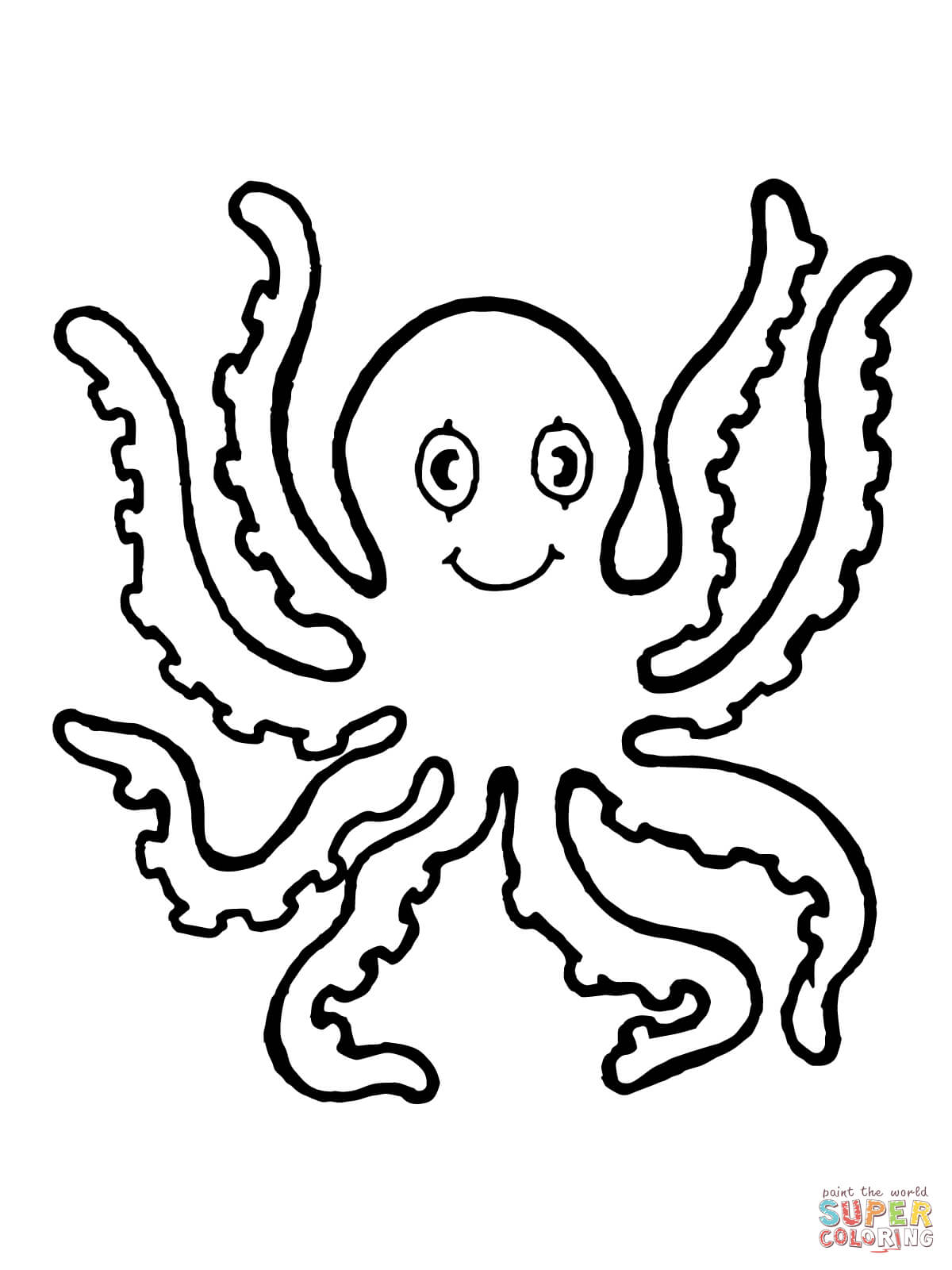 55 Printable Octopus Coloring Page 3