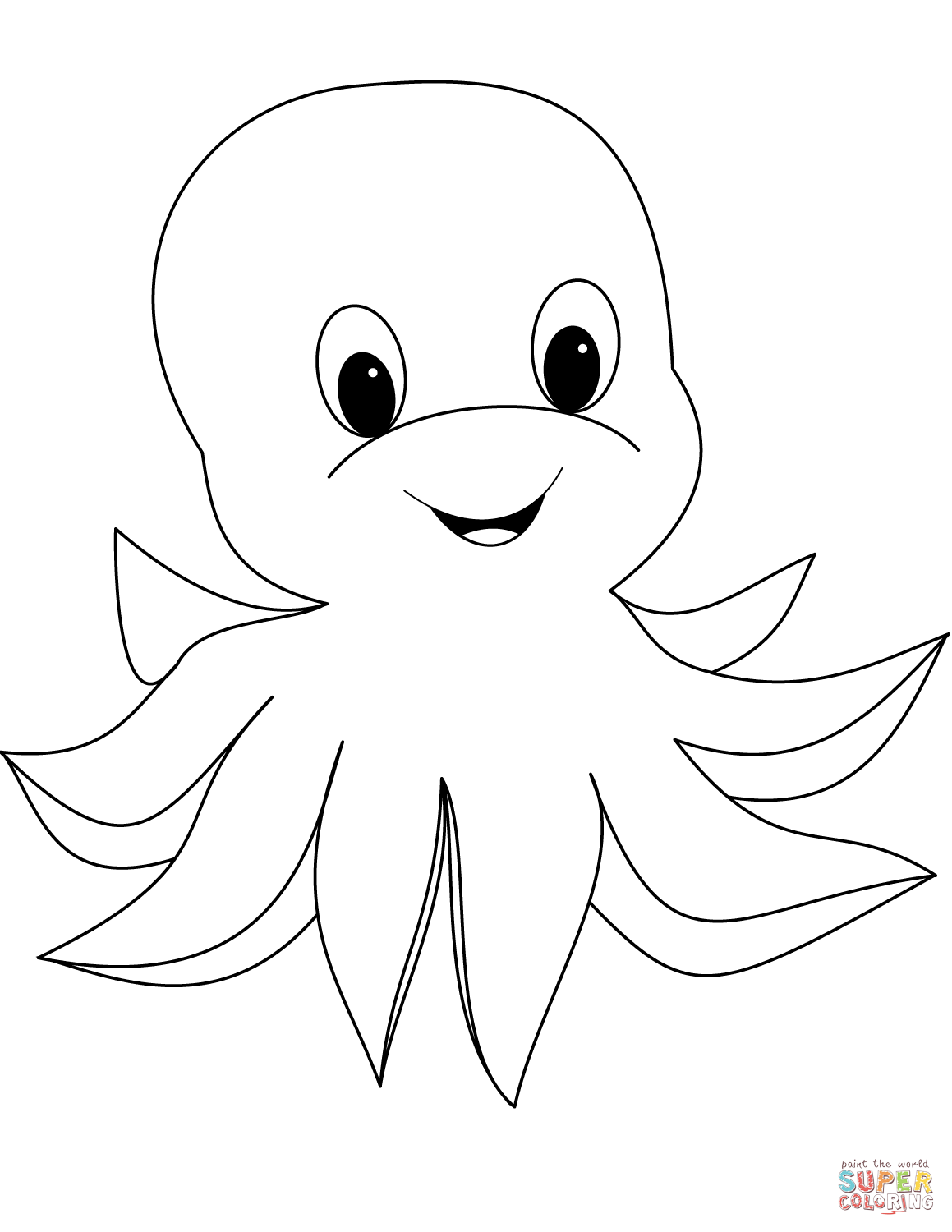 55 Printable Octopus Coloring Page 56