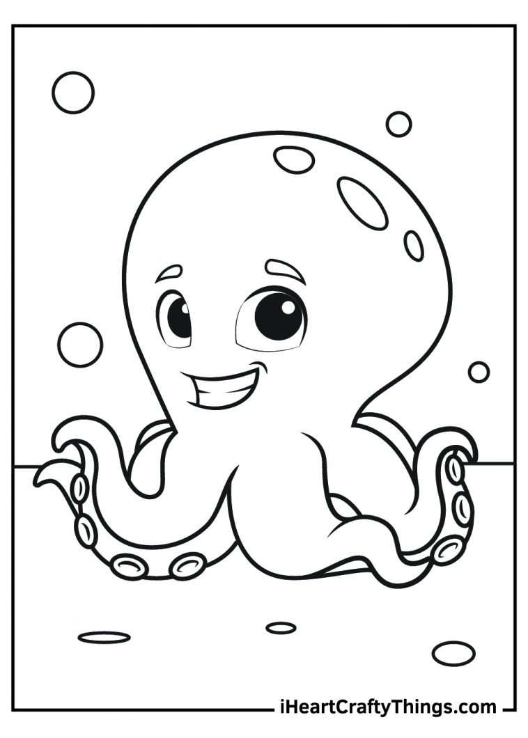 55 Printable Octopus Coloring Page 57