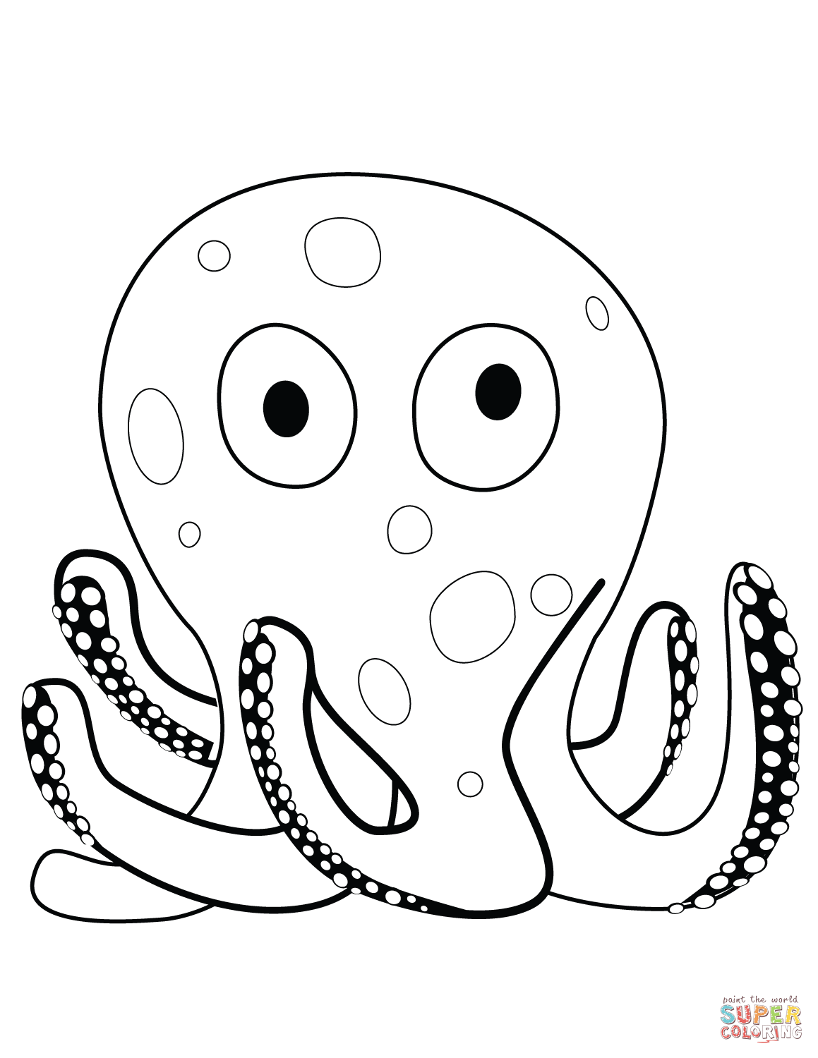 55 Printable Octopus Coloring Page 58