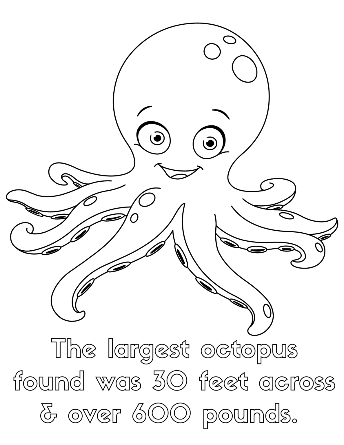 55 Printable Octopus Coloring Page 7