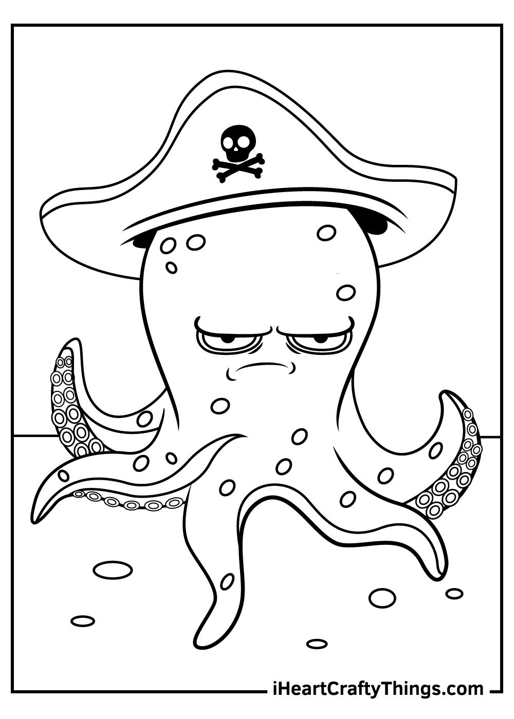 55 Printable Octopus Coloring Page 8