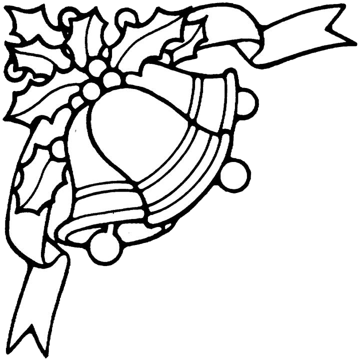 60 Christmas Coloring Pages Of Bells 44