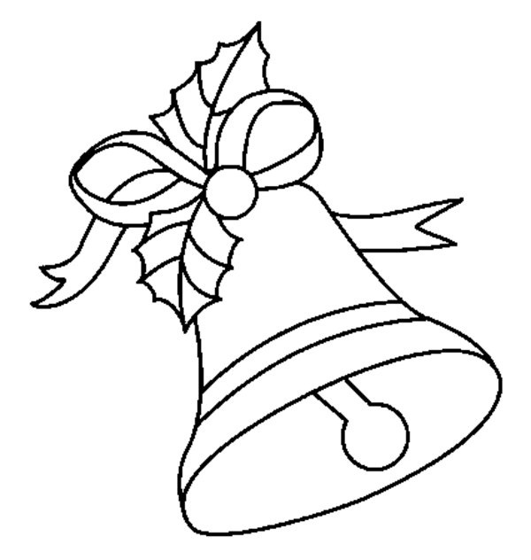 60 Christmas Coloring Pages Of Bells 51