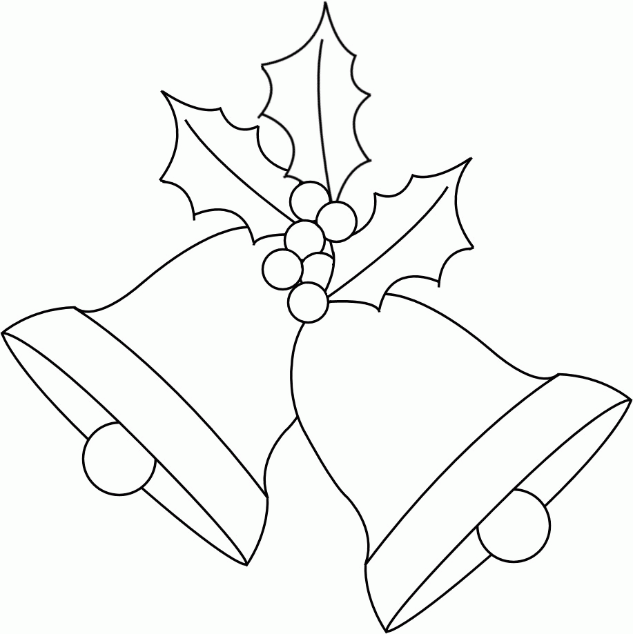 60 Christmas Coloring Pages Of Bells 53