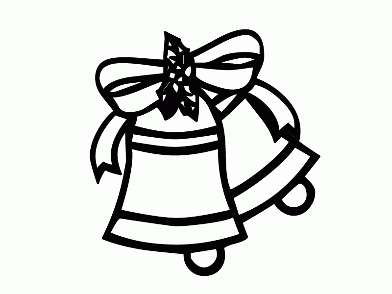 60 Christmas Coloring Pages Of Bells 56