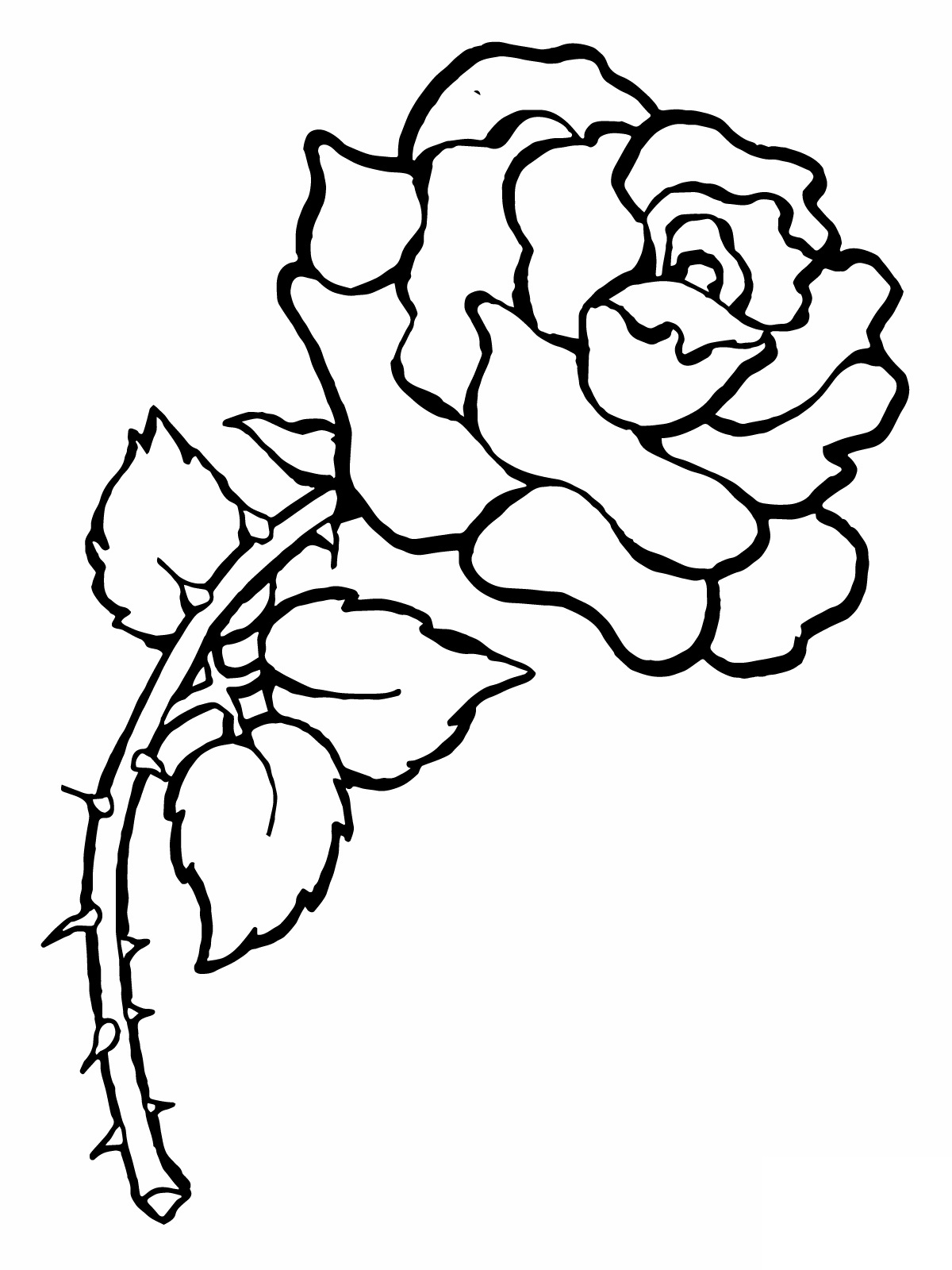 60 Coloring Pictures Roses 38