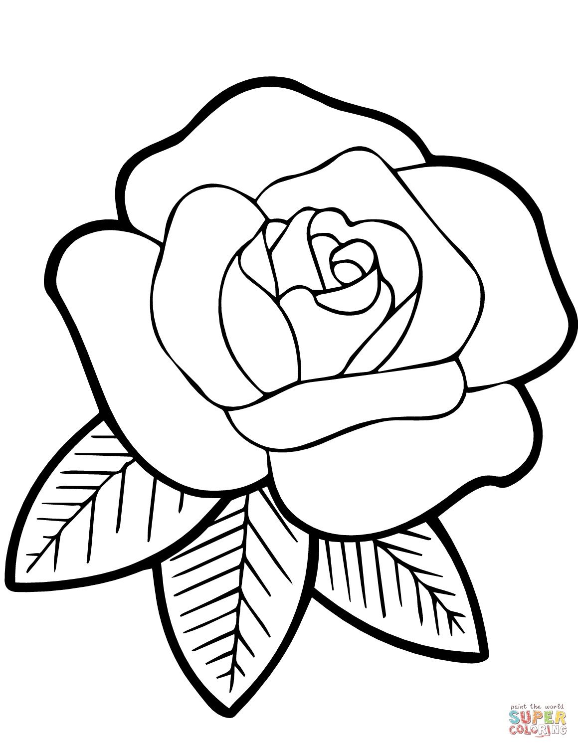 60 Coloring Pictures Roses 51