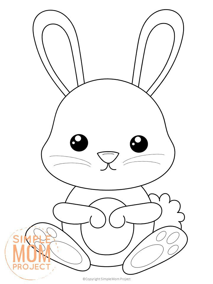 60 Printable Rabbit Coloring Pages 15